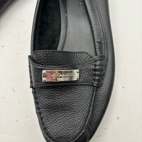 Coach Fredrica Loafer Shoes Black Size 6 - Picture 3 of 9
